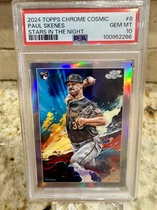 🔥 PAUL SKENES 2024 Topps Chrome Cosmic Stars in the Night PSA 10 #STN-8 RC ⚾️ - Picture 1 of 2