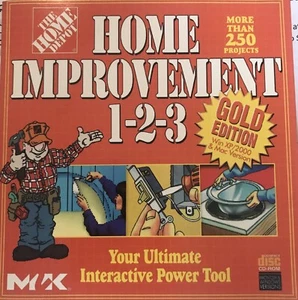 The Home Depot Home Improvement 1-2-3 CD-Rom-V3 2021-New - Picture 1 of 6