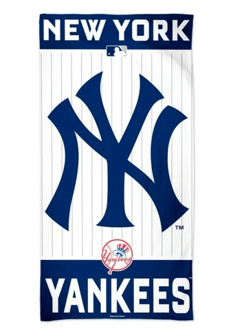 MLB New York Yankees WinCraft Beach Towel 30 x 60 Inch Cotton Blanket Stripe Cover