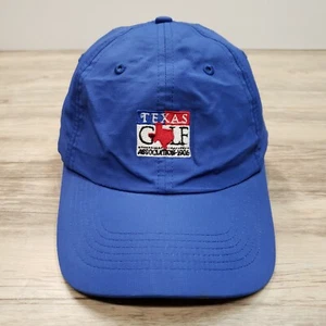 Texas Golf Association Hat Cap Strap Back Imperial Blue Spell Out Logo Adj - Picture 1 of 7