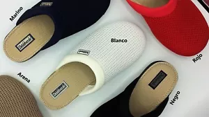 DeValverde Scuffs - Ladies - 183 Glide - Arena, Blanco, Marino, Negro & Rojo - Picture 1 of 11