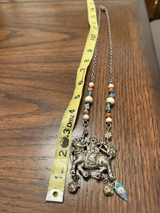 Antique 19th Century Chinese Qing Dynasty Silver Necklace - Picture 1 of 7