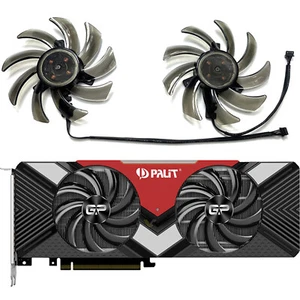 Für PNY PALiT RTX2070 2080 GAMING PRO/DUAL Grafikkarte Lüfter Ersatz - Afbeelding 1 van 12