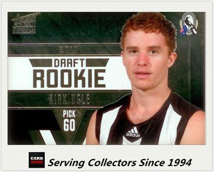 2011 Select AFL Infinity Draft Rookie Card DR34 Kirk Ugle (Collingwood)
