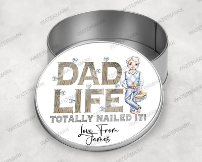 Papá Vida Lata Personalizada, Día del Padre, Regalo para Papá, Regalo para él, Regalo de nosotros Foto 1 de 4