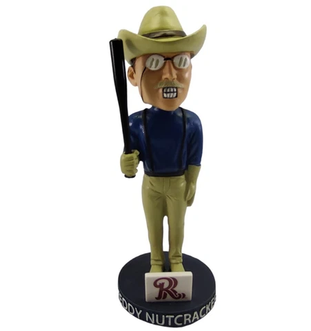 Frisco Roughriders Teddy Roosevelt Nutcracker Bobblehead SGA Texas Rangers Cover