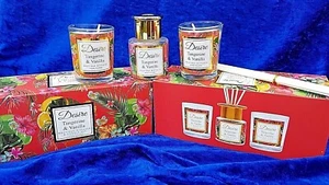 Boutique Reed Diffusers & Candle Set Essential Oil Gift Set Vanilla Scented - Picture 1 of 6