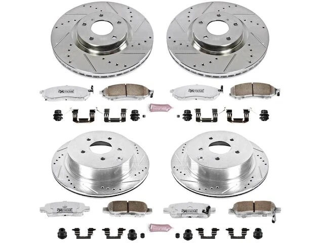 Front and Rear Brake Pad and Rotor Kit For 11-13 Infiniti M35h M37 M56 X HX52S2 - Image 1 of 1