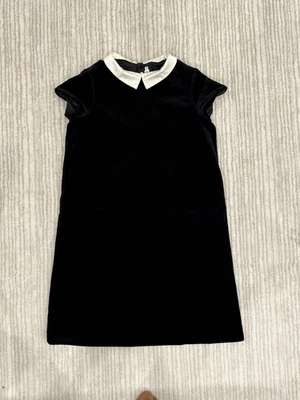 Платье Bonpoint бархатное черное с воротником размер 14 лет - Изображение 1 из 3