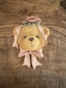 Spilla spilla bavero amore fiocco rosa orsacchiotto Enesco 1995 cari - Foto 1 di 5