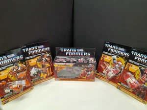 TRANSFORMERS G1 COMPUTRON TECHNOBOTS 100% COMPLETE CARDED SEALED MOSC RARE SET! - Picture 1 of 11