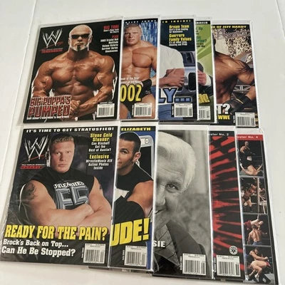 WWE Magazine 2003 lot of 10 issues - Batista, John Cena, Trish Stratus and more! - Image 1 of 4