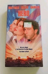 Hero VHS SEALED Watermarks Columbia Tristar Dustin Hoffman Geena Davis VTG - Picture 1 of 9
