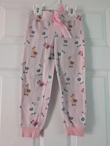 Sleep On It Pink and Orange Pajama Bottoms with Whimsical Print size 4t - Picture 1 of 6