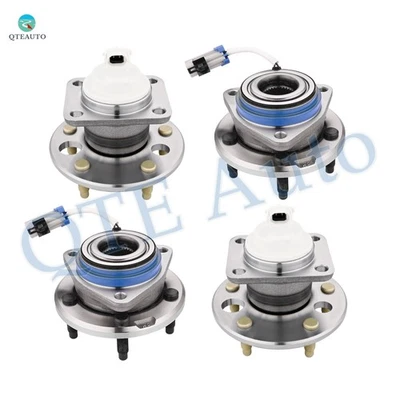 Juego de 4 conjuntos de cojinetes de cubo de rueda delantera-trasera para Pontiac Trans Sport 1997-1999 Foto 1 de 4