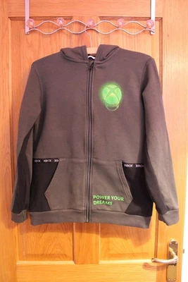 M&S - Fisherman's Green Official XBox Zipped Hooded Top With Pockets 12-13 Years - Image 1 of 4