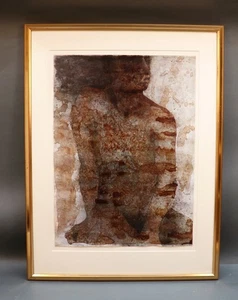 Erich Smodics (*1941 Bregenz Austria) desnudo femenino - torso erotismo gouache - Imagen 1 de 9