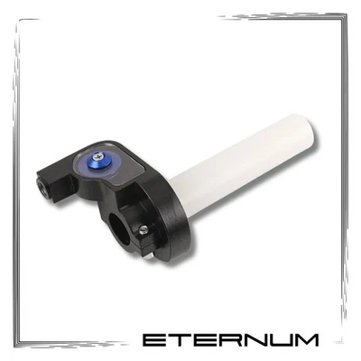 Comando Gas Rapido Universale CNC Alluminio Moto Scooter Vespa 22mm Racing - Blu - Immagine 1 di 4