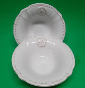 2 tazones de sopa Zions Mercantile ROSA Nauvoo SUD Mormón Utah Fuera de existencia - Imagen 1 de 6