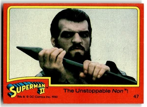 1980 Topps Superman II Card #47 The Unstoppable Non! - Picture 1 of 4