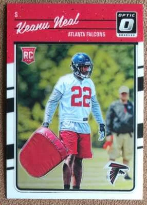2016 Donruss Optic Keanu Neal Rookie Atlanta Falcons #125 - Image 1 of 2