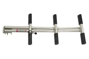 Marine Stainless Steel 3 Step Boat Sport Ladder Heavy Duty Diving Telescoping - Bild 1 von 8