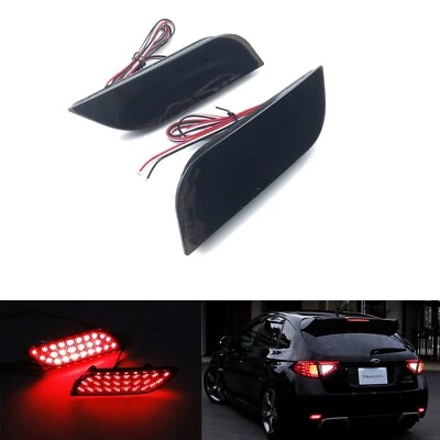 烟雾镜片后置制动器反射器 LED 刹车灯适用于 13-15 SUBARU XV CROSSTREK — 第 1/4 张图片
