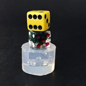 Dice Mold (MD147) Clear Silicone Mold Made In USA - Picture 1 of 6