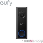 eufy Security C30 Video Doorbell 2K Security Camera Battery w/ 32GB microSD Card