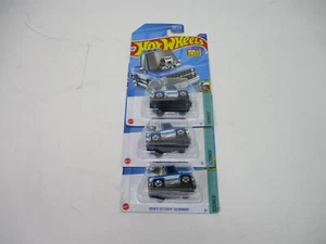 2022 E Case Hot Wheels TOON'D 83 CHEVY SILVERADO Blue # HW TOONED Lot of 3 - Picture 1 of 5
