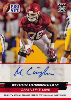 MYRON CUNNINGHAM PSA-MC2 2022 LEAF PRO SET RC AUTO - Image 1 of 2