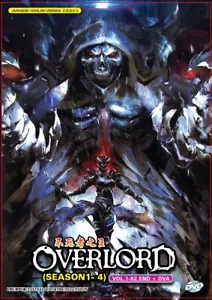 OVERLORD Season 1 + 2 + 3 + 4 + OVA w/ Dual Audio - Picture 1 of 3