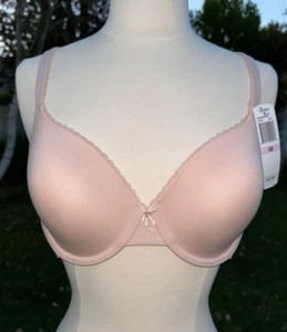 NWT-Paramour #135031 " Sensational T-Shirt Bra"-Wire, Seamless, Moulded - Nude - Picture 1 of 8