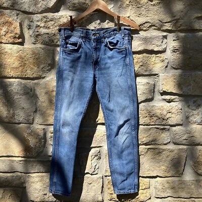 Jeans ajustados Levis Vintage Clothing LVC Big E naranja pestaña 606 talla 30x32 azul Foto 1 de 4