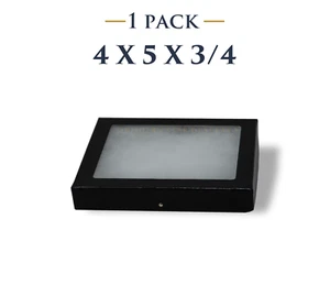 4 x 5 x 3/4 caja de exhibición Riker para joyas puntas de flecha de colección y más - Imagen 1 de 3