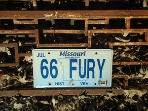 Vehículo histórico de tocador Missouri, 66 Fury, matrícula 2010, Plymouth - Imagen 1 de 4