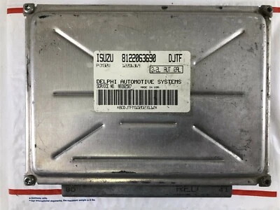 Programado 00 Isuzu Rodeo 3.2L Motor Control Computadora ECU ECM 8122063690 Foto 1 de 4