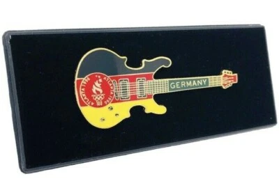 Vintage 1996 Atlanta Olympics Collection Guitar Pin Germany Limited Edition - Image 1 of 4