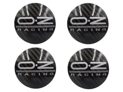 ✅4x OZ Nabenkappen Nabendeckel Carbon Black 62mm 81310436 Felgendeckel M595 M690 - Bild 1 von 3