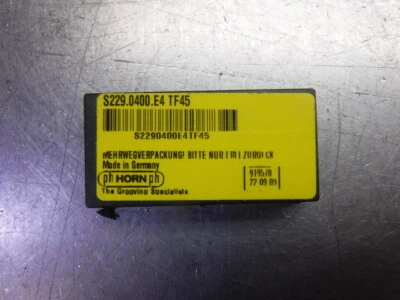 Insertos de ranurado y corte de carburo de cuerno PH CANTIDAD 2 S229.0400.E4 TF45 (LOC1563B) Foto 1 de 4