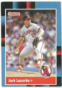 JACK LAZORKO ANGELS #160 - DONRUSS CASI NUEVO-COMO NUEVO 1988 - Imagen 1 de 2