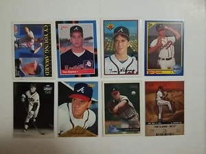 Lotto carte Tom Glavine (20) Atlanta Braves (Rookie) - Foto 1 di 3