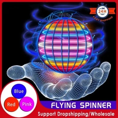 Flying Orb Ball Toys Hand Controlled RGB Light Magic Hover Boomerang Orb Spinner - Image 1 of 4