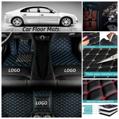 Alfombrillas para Mercedes-Benz SL SLC SLS-AMG alfombrillas coche cuero personalizado 2 plazas Foto 1 de 4