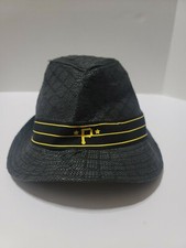 Pittsburgh Pirates Black Gold Fedora Hat Cap MLB Baseball Coca Cola Promo SGA