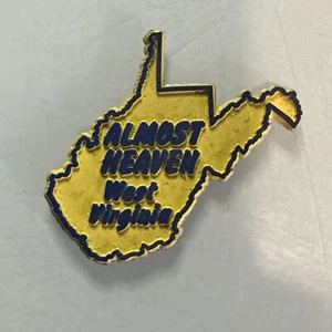 West Virginia Almost Heaven Fridge Magnet Yellow - Picture 1 of 2