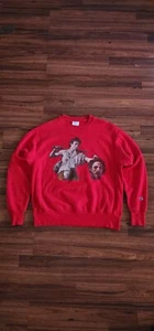 Westside Gunn X Virgil Abloh Pray For Paris Red Crewneck - Picture 1 of 7