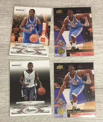 Lote de radiocontrol Jrue Holiday 2009-10 cubierta superior dorado RC #217 + Prestige 197&217 Rookie C Foto 1 de 2