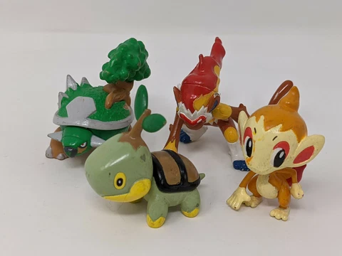 TOMY Pokemon Figures Starter Lot CGTSJ Infernape Torterra Turtwig Moncolle Japan Cover