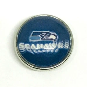 Fits Ginger Snap Button Football Snaps Noosa Football Jewelry 18mm - Picture 1 of 2